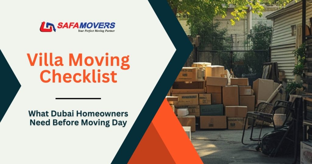 Villa Moving Checklist